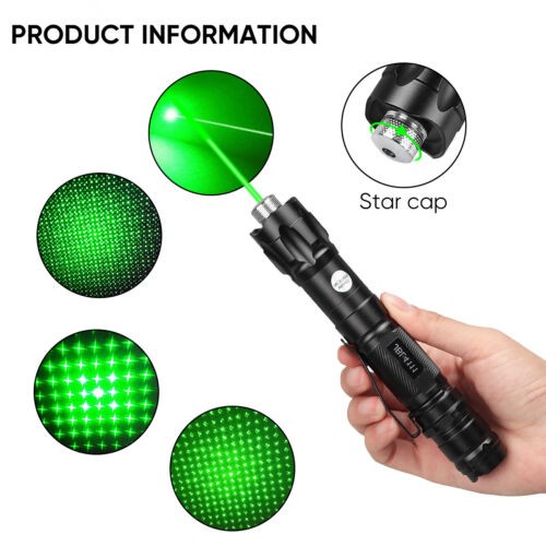 Green Laser Pointer Star Visible Beam Light 2mw Rechargeable Lazer Pen