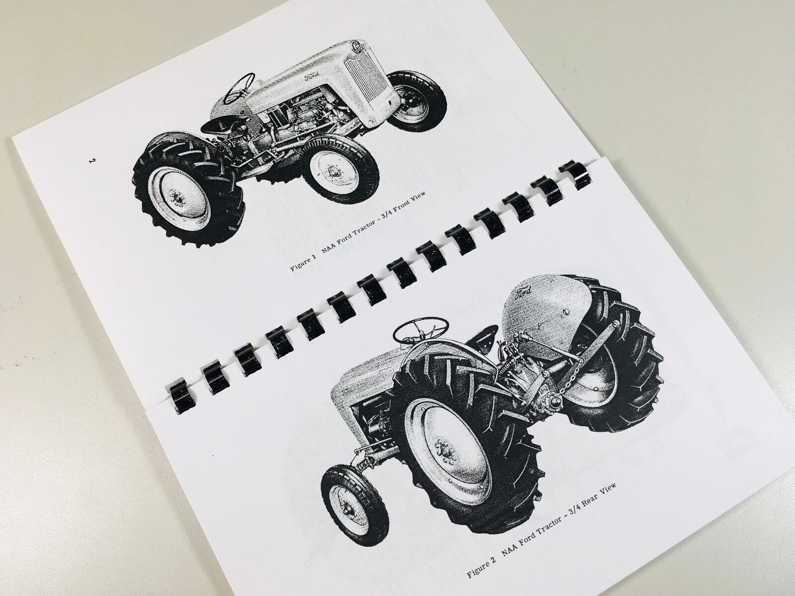 1953-1955 Ford Naa Golden Jubilee Tractor Operators Manual Owners Maintenance