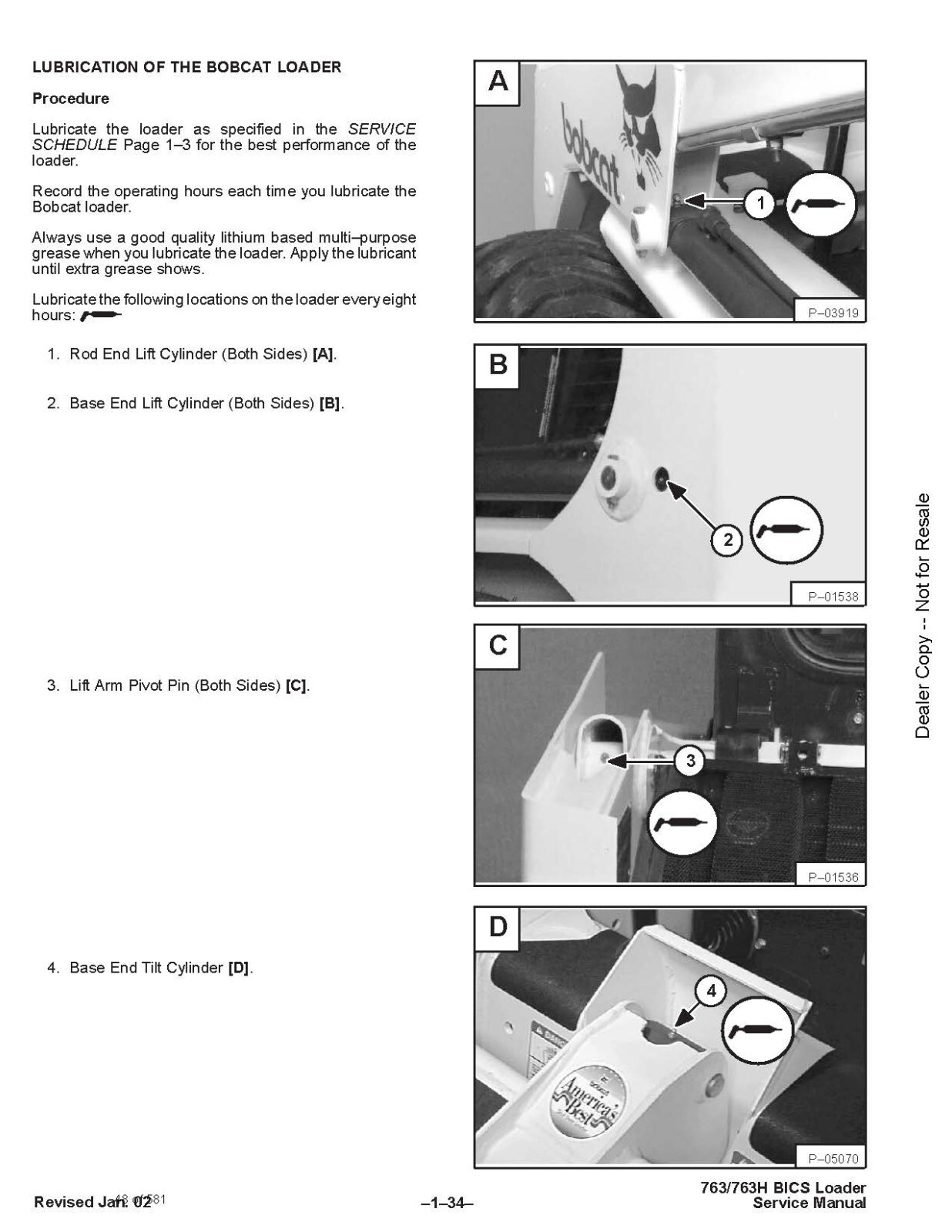 Bobcat 763 Skid Steer Loader Service Shop Repair Manual 6900091