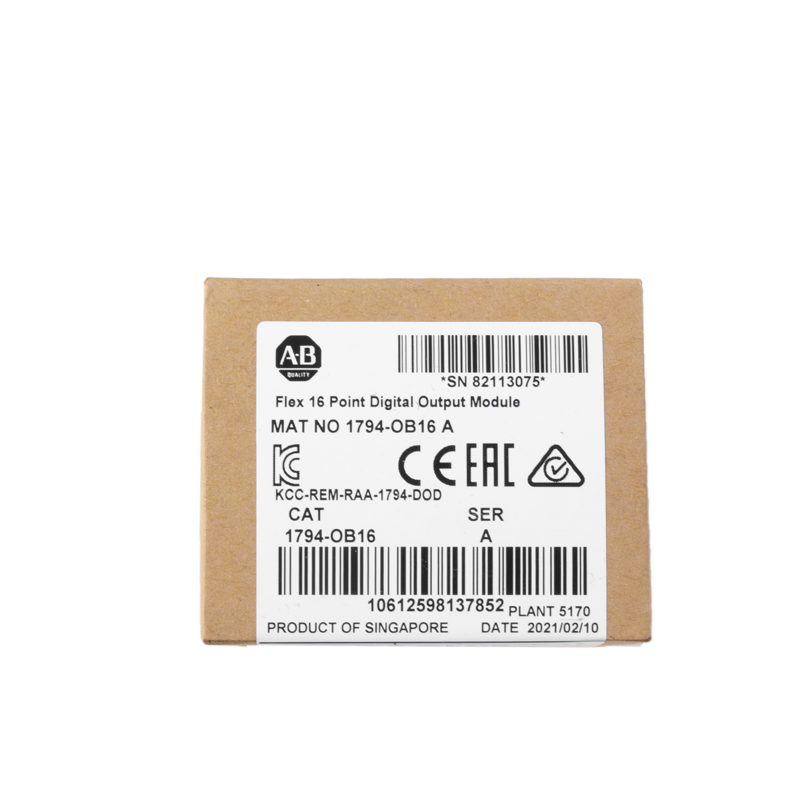 New Sealed Allen-Bradley 1794-OB16 FLEX 16-Point Digital Output Module 1794OB16