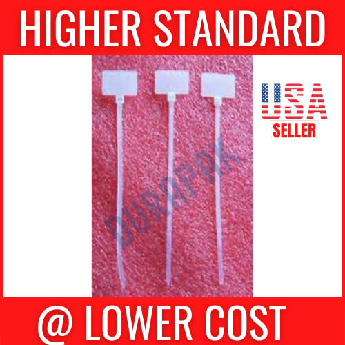 800 8.3″ 18 Lbs Natural Overhead Marker Wire Cable Zip Ties Secure Fastening