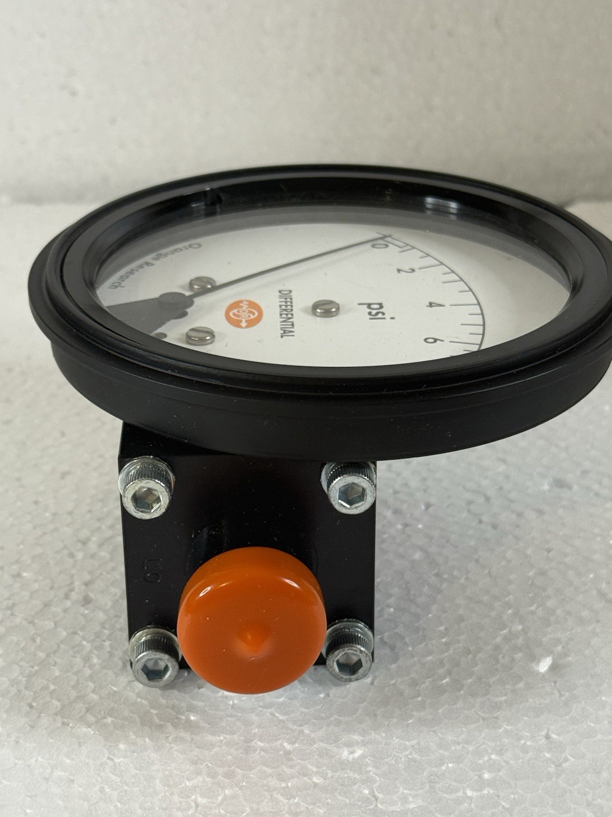 Orange Research Differential Pressure Gauge Part No. 1516-S1044/1500 PSI