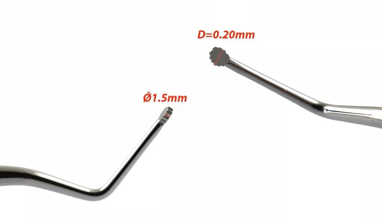 3 PCs Dental Cord Packer Small Tip Gingival Atraumatic Retraction Instruments