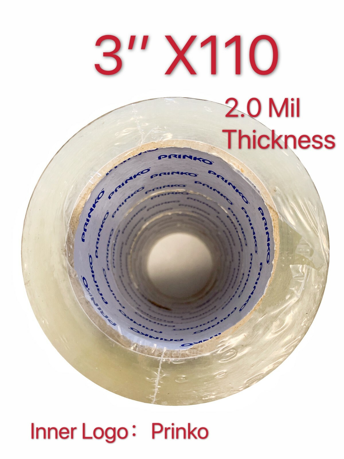 48 Rolls Clear Packing Packaging Carton Sealing Tape 2.0 Mil 3″ x 110 Yard 330ft