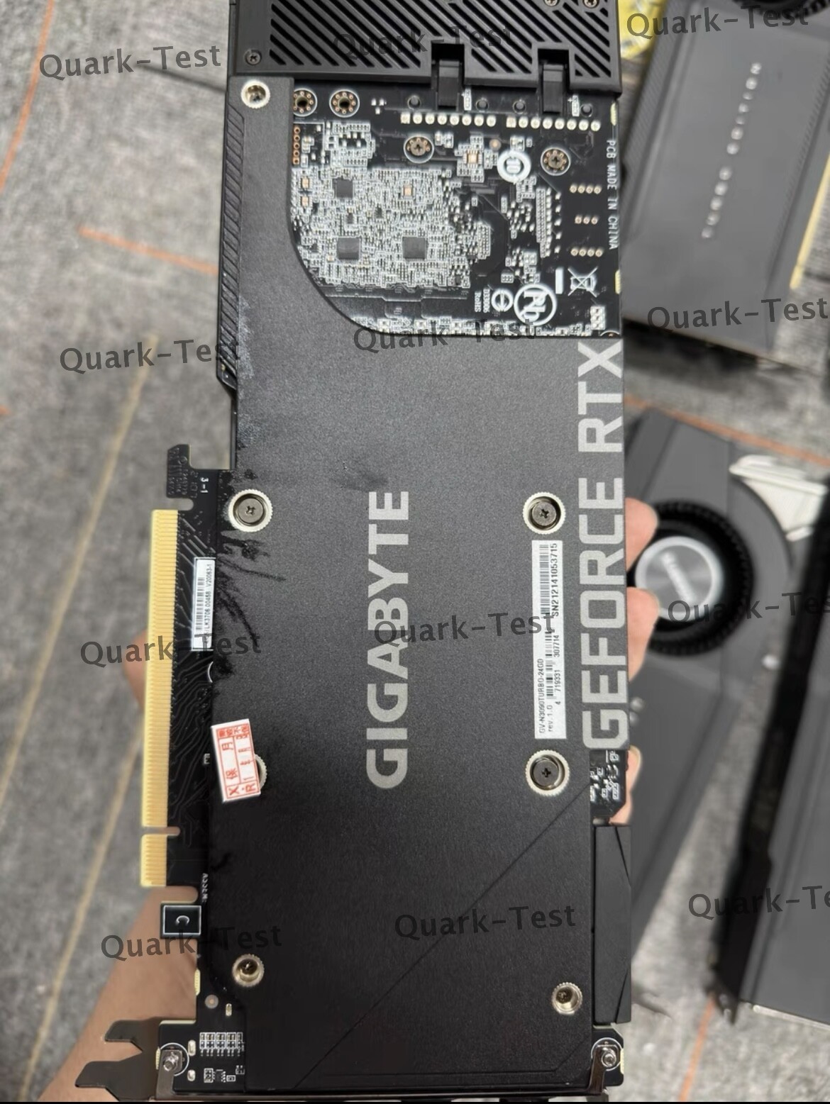 2pcs GIGABYTE GeForce RTX 3090 24GB GDDR6X Public Turbo GPU For Server