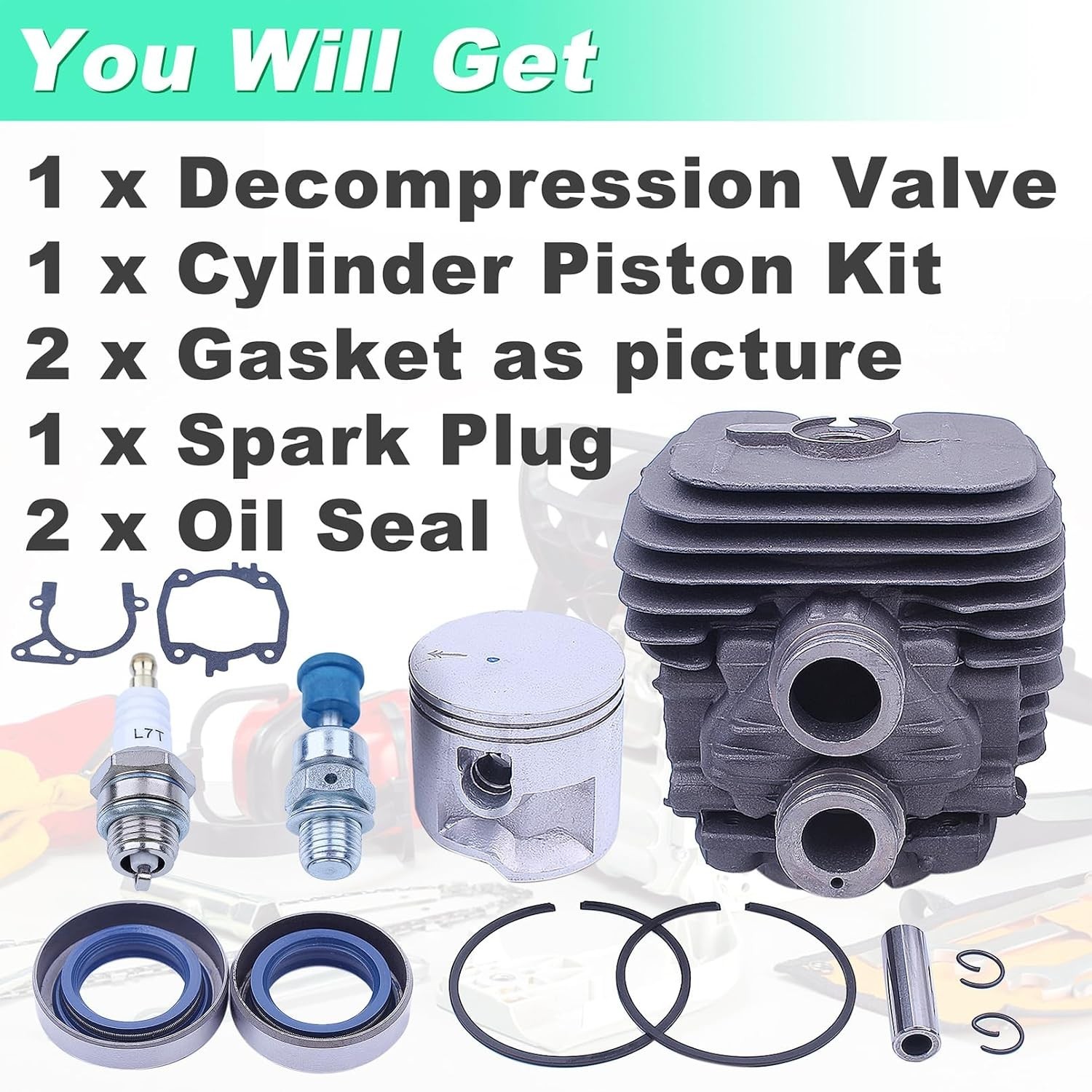 50mm Cylinder Piston Gasket Kit for Stihl TS410 & TS420 – Essential Replacement