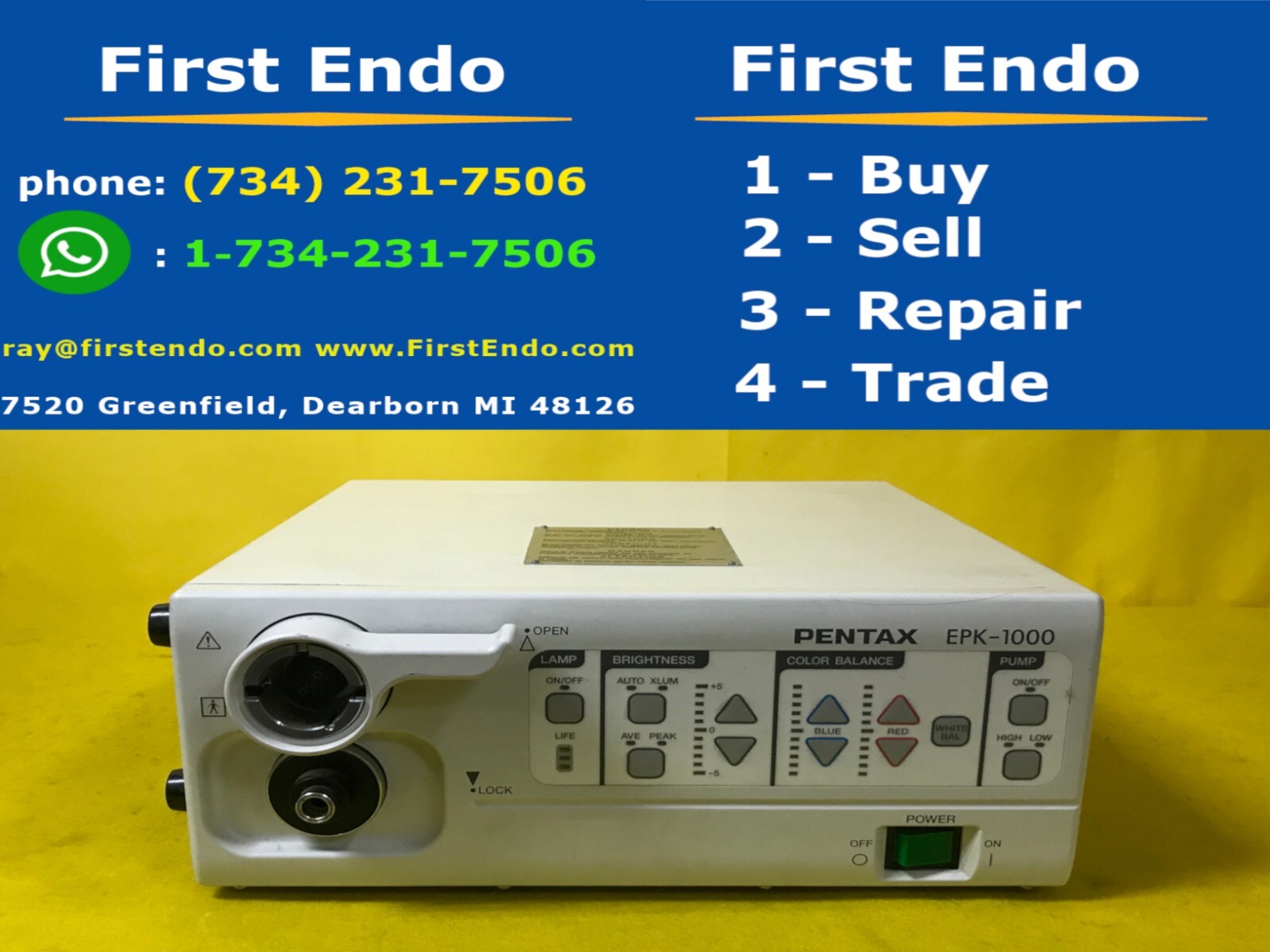 Pentax EPK-1000 Video Processor Endoscope