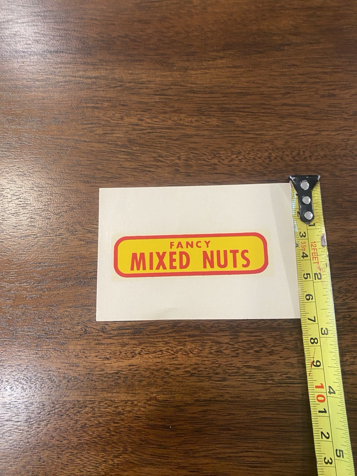 1 5 10 Cent Fancy Mixed Nuts Decal For Vintage Antique Vending Machine 124