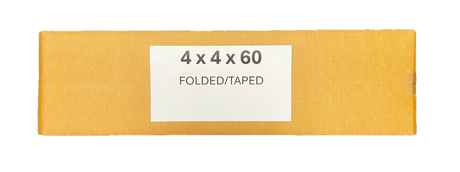 4″ x 4″ x 60″ CARDBOARD BOX – 200 lb – SINGLE BOX – TALL
