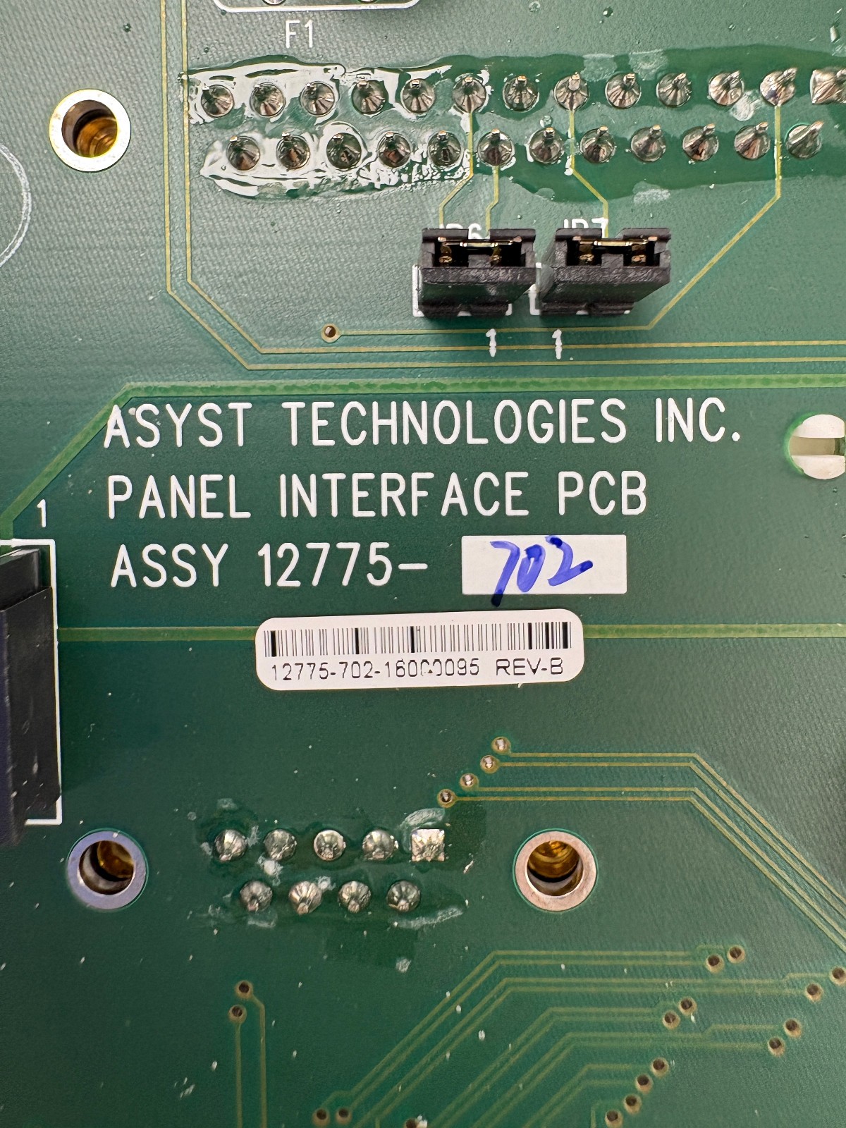 Asyst Technologies 4311-01 Circuit Port Board