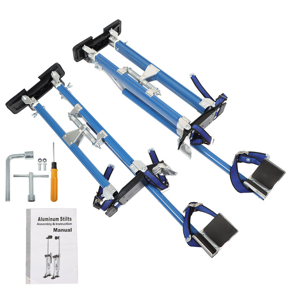 Aluminum Stilt Drywall Painting Stilts 24-40 Inch For Painter Taping Tool Silver