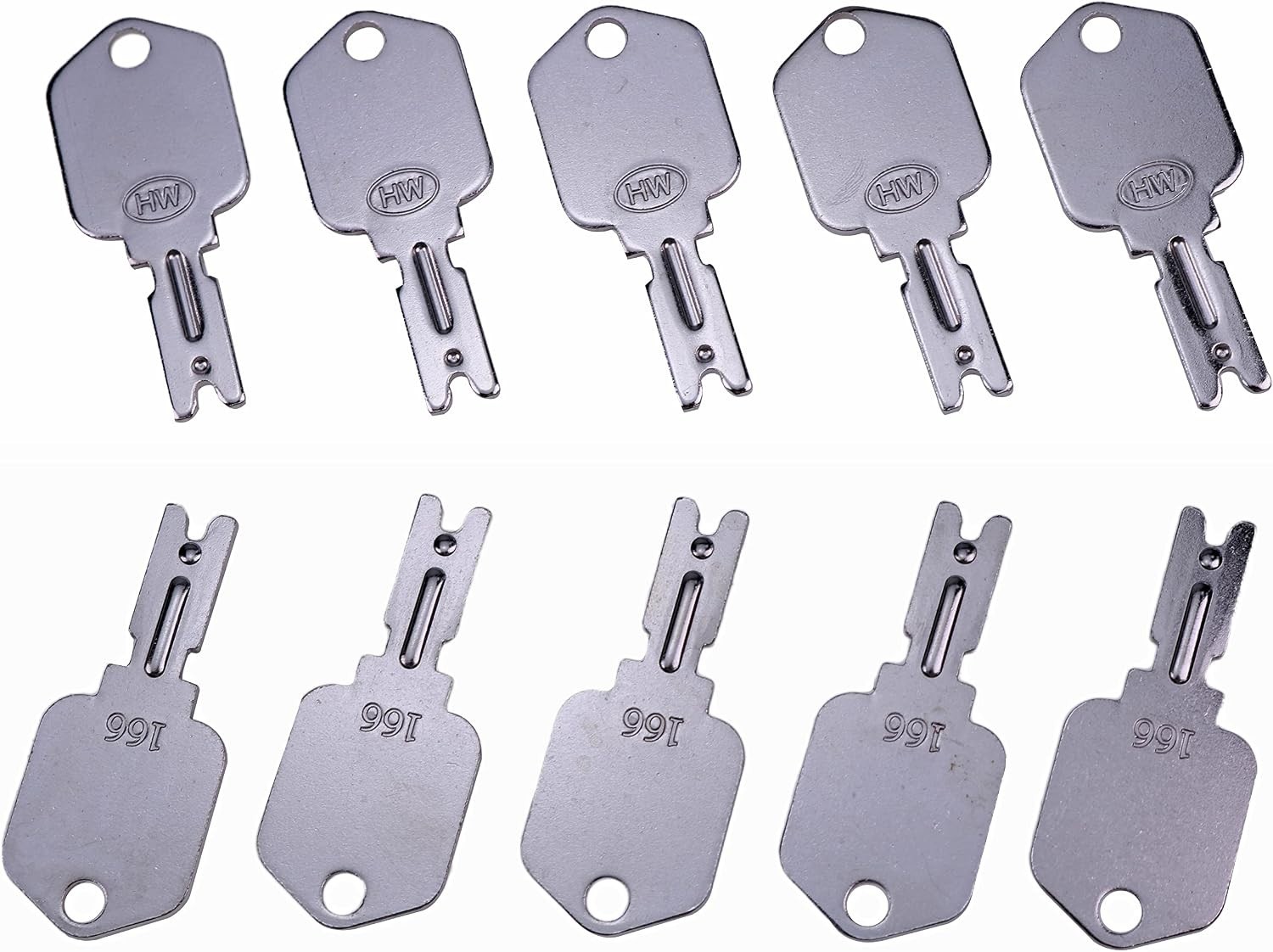 Lightweight 10X Forklift Ignition Keys – Perfect Replacement for Your Equipment