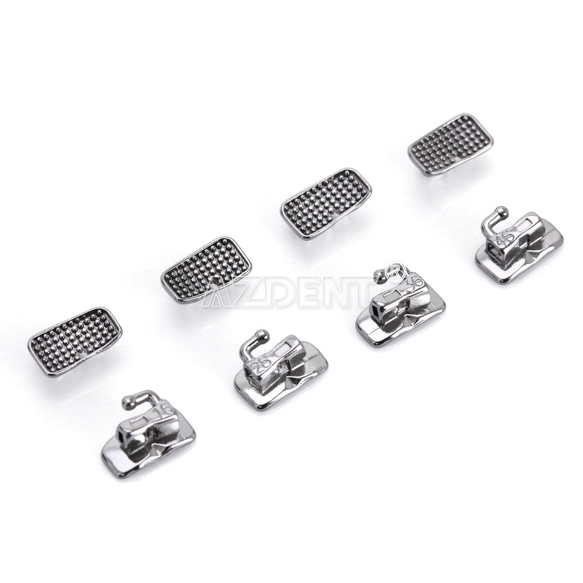 AZDENT Dental Orthodontic Buccal Tubes 1st 2nd Molar Tube Roth MBT 022 Bondable