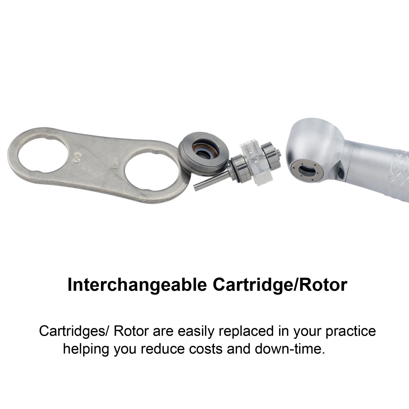 COXO Dental Fiber Optic Turbine High Speed Handpiece For Kavo NSK Coupler 4 6H