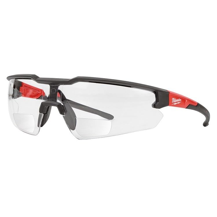 Milwaukee 48-73-2207 +2.50 Magnified Anti-Scratch Safety Glasses