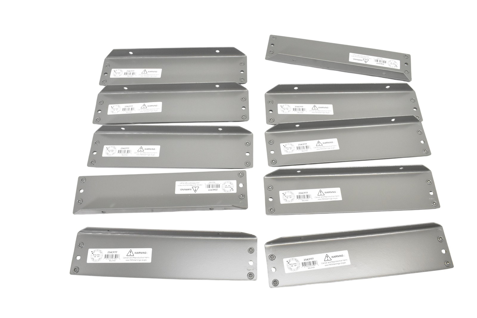 Global Industrial 254CP77 Steel Angle Bracket Gray Lot Of 10 Hardware Malaysia