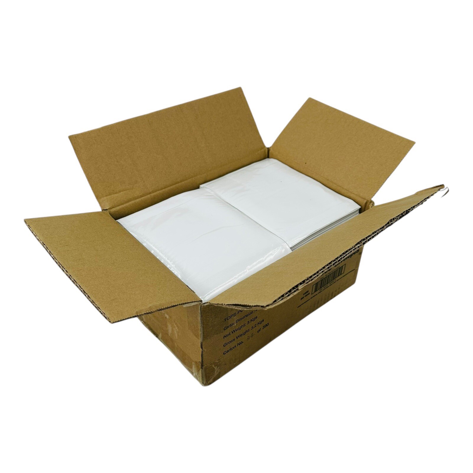 1000 Count Quality Park Packing List Envelope Self-Adhesive 4.5 x 6 Clear Front