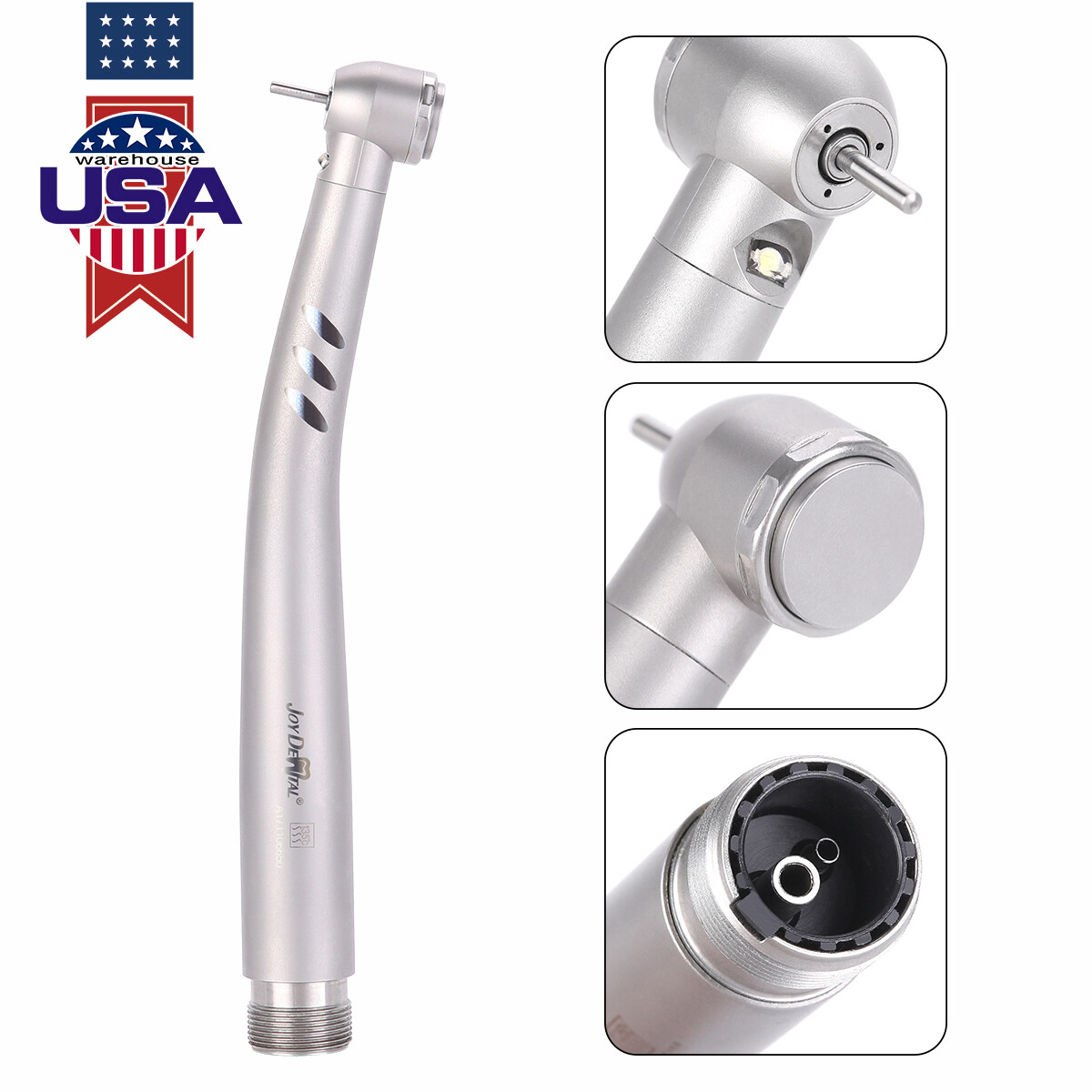 Dental Fiber Optic LED E-generator high speed handpiece Turbine 2Hole/4Hole