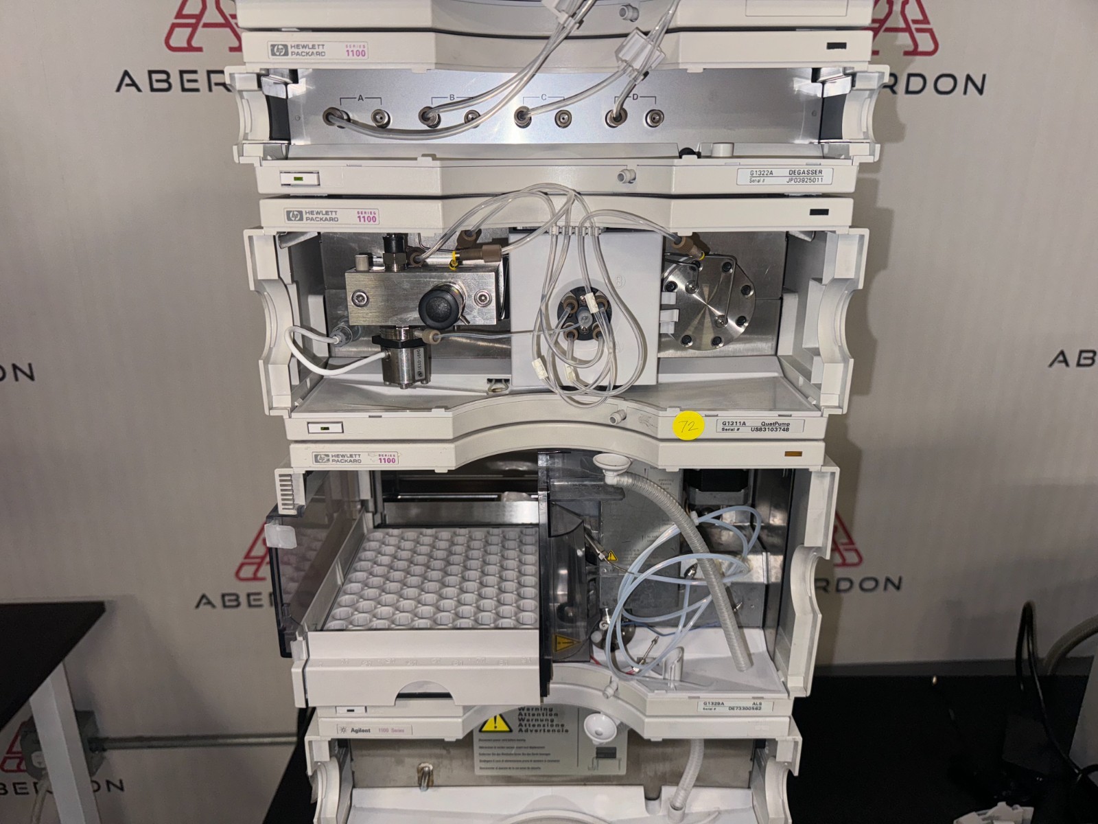 HP/Agilent 1100 HPLC System Pump Autosampler G1314A VWD Detector #18267