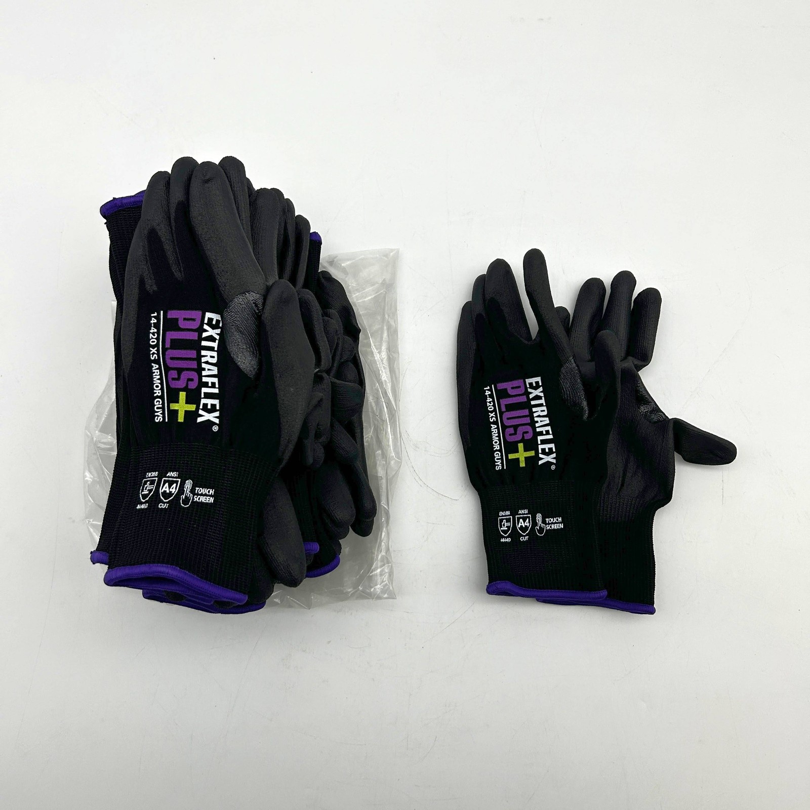 Armor Guys 14-420 Cut Resistant Glove Sz XS Extra Small 18GA Extraflex+ 12 Pairs