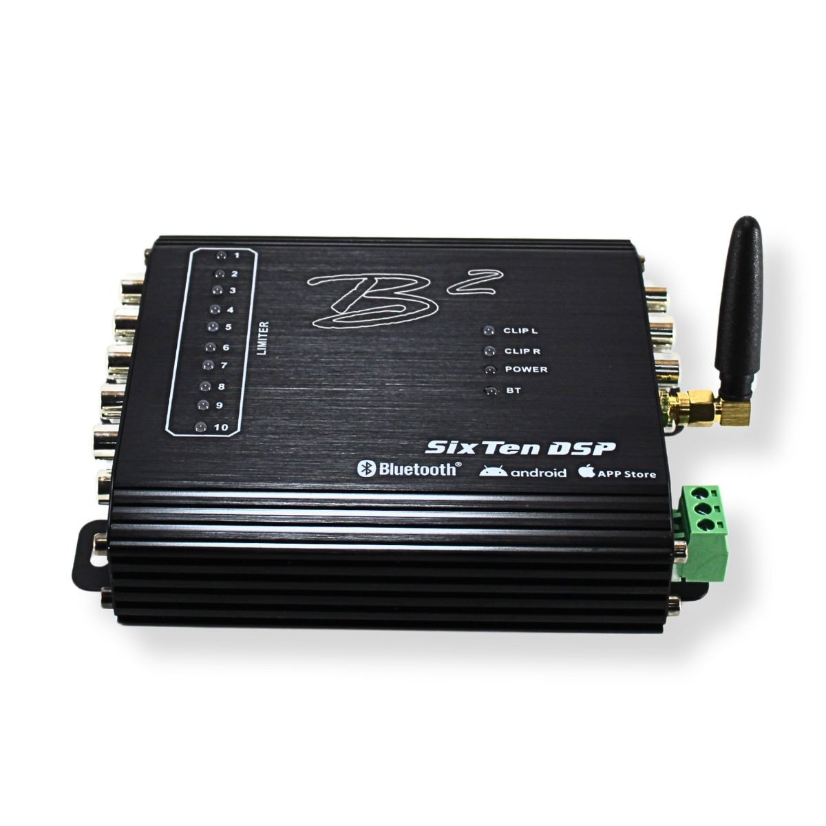 B2 Audio Black 4v 10 Channel DSP with Bluetooth iOS/Android App 96 KHz – 32 Bit