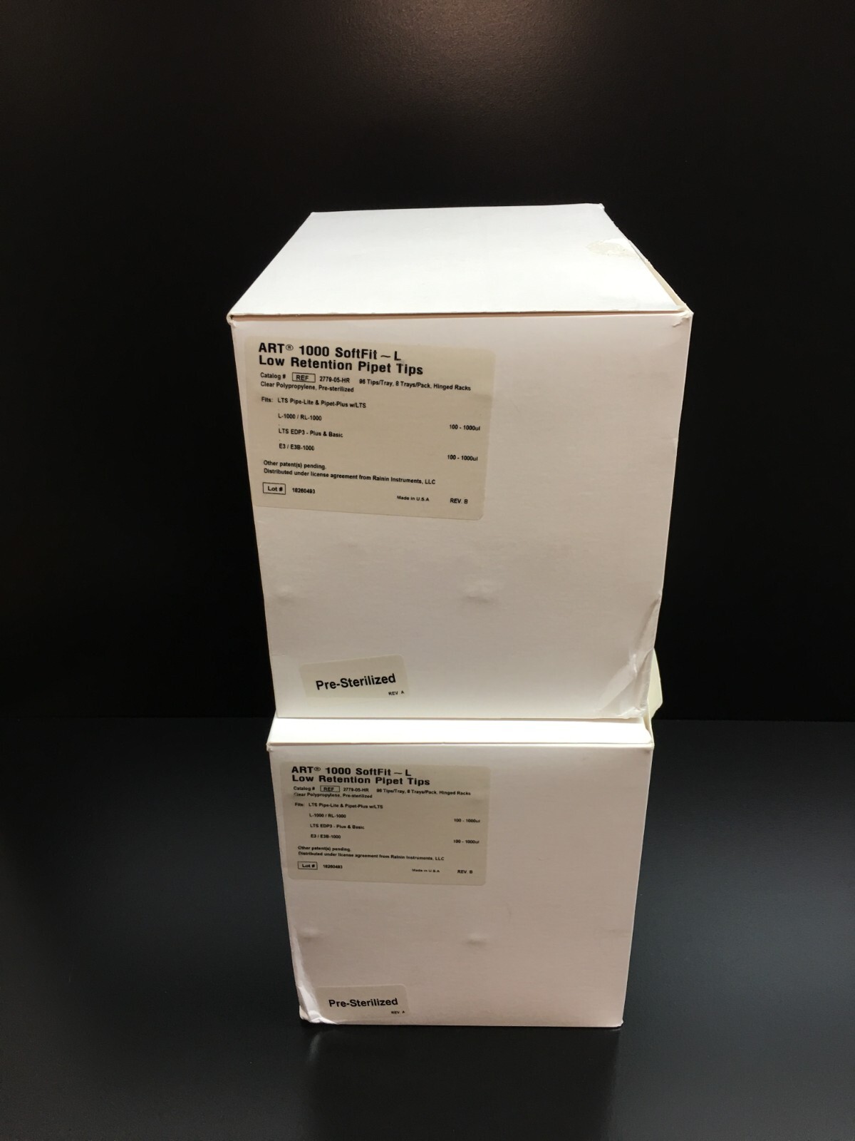 Thermo MBP REF 2779-05-HR ART 1000 SoftFit Low Retention Pipette Tips Lot 2 PKS