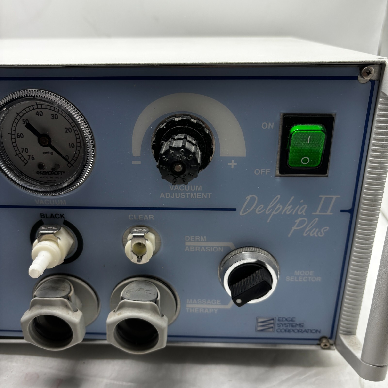 EDGE SYSTEMS MODEL DELPHI II PLUS MICRODERMABRASION MACHINE DA-0008-0395 120V🎯