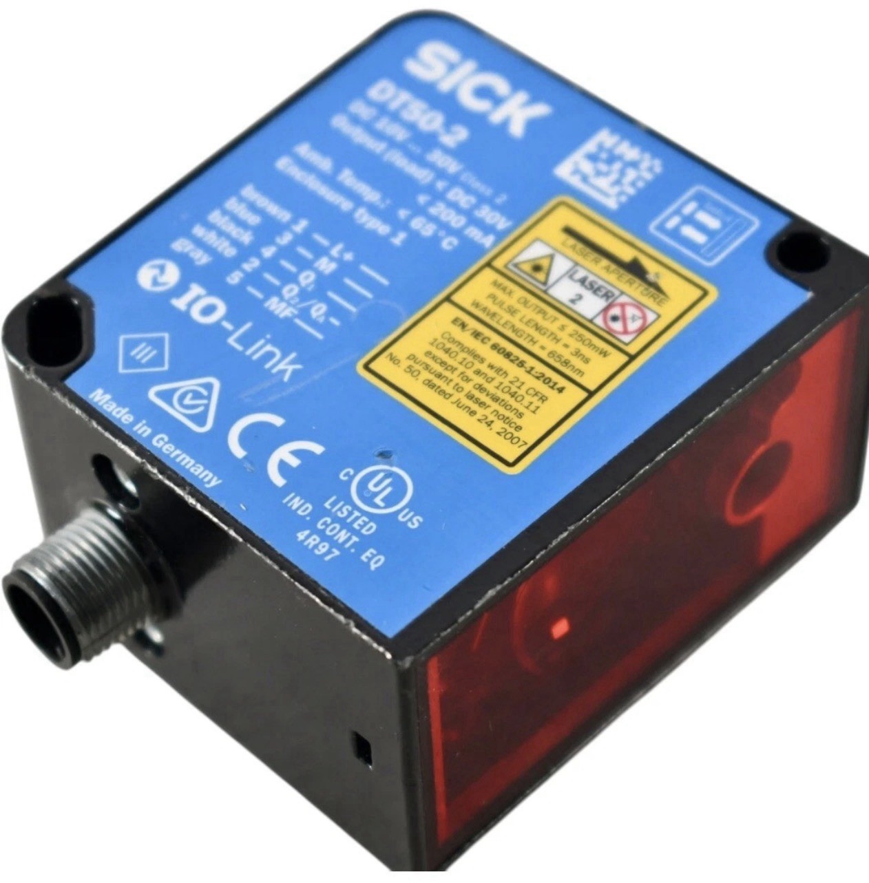 Sick DT50-2B215252 Distance Sensor Mid-Range, 200-30000MM. *USA Based Brand New*