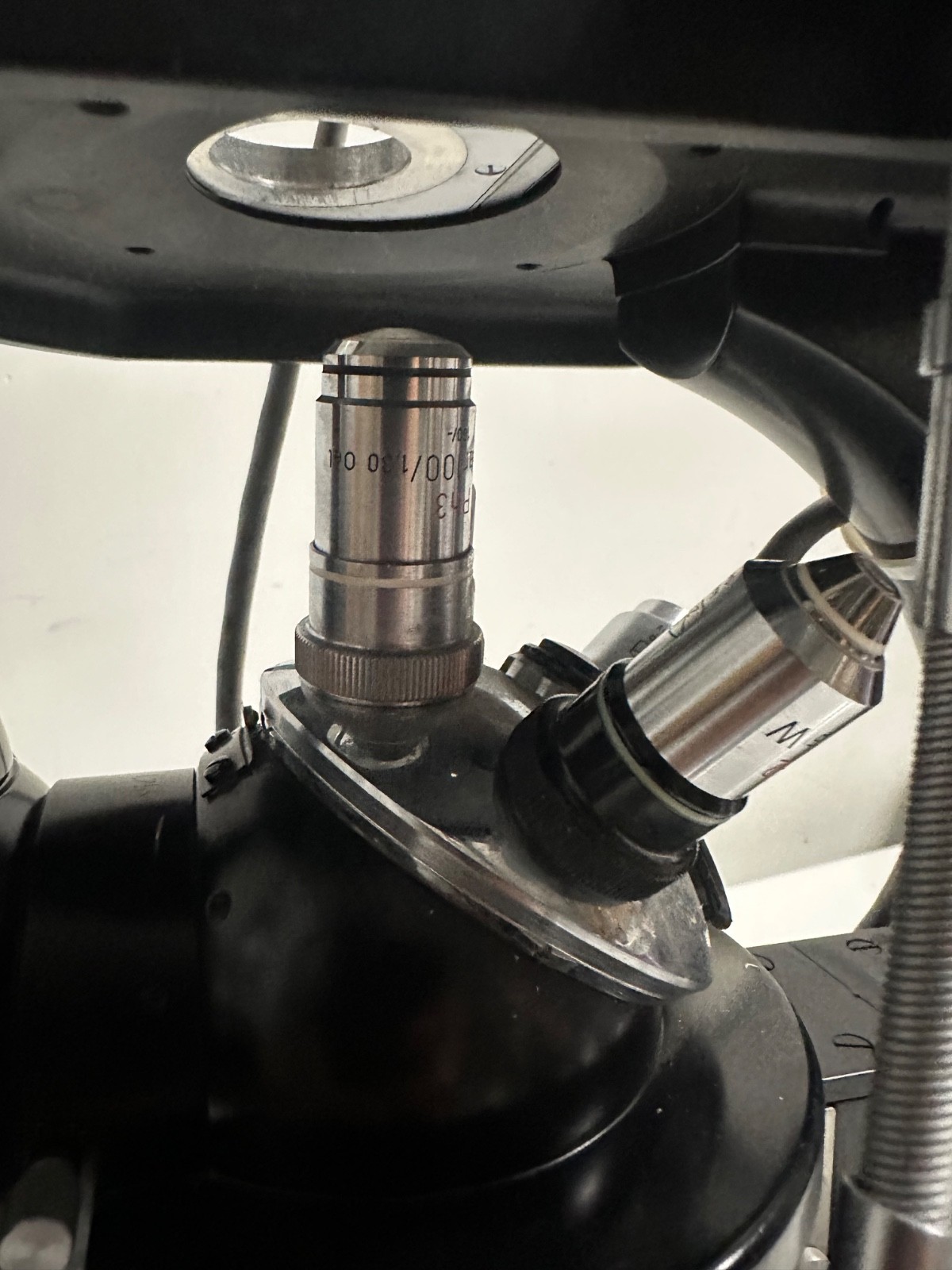 vintage Carl Zeiss (Opton) compound microscope