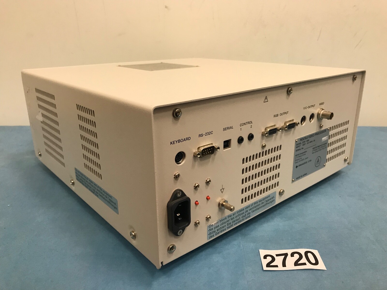 Pentax EPK-1000 Endoscope Video Processor and OS-A50 Keyboard