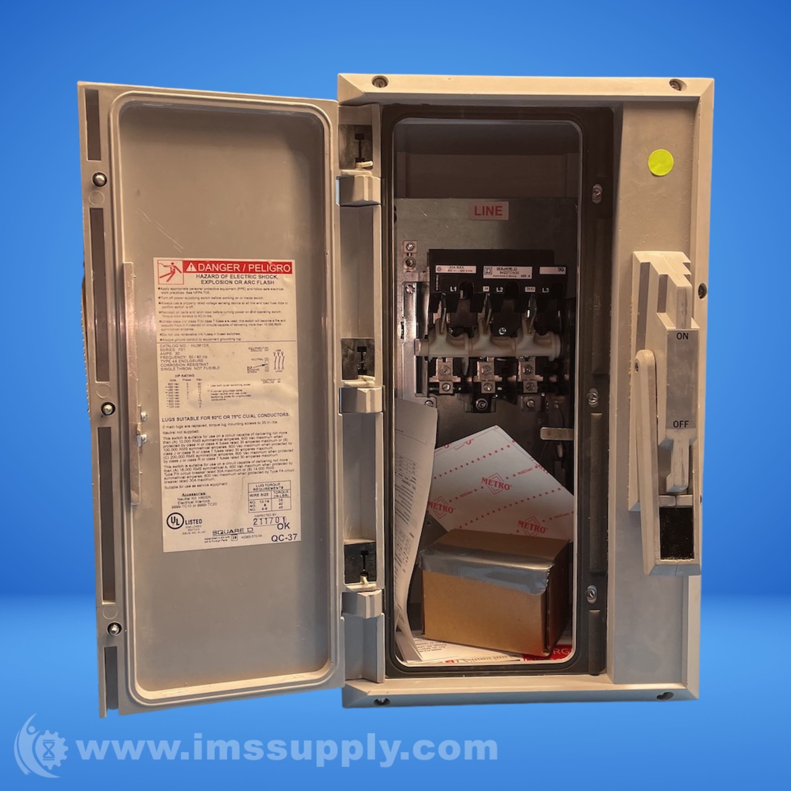 Crouse Hinds NST1018F SD26 Series NST Disconnect Switch FNOB