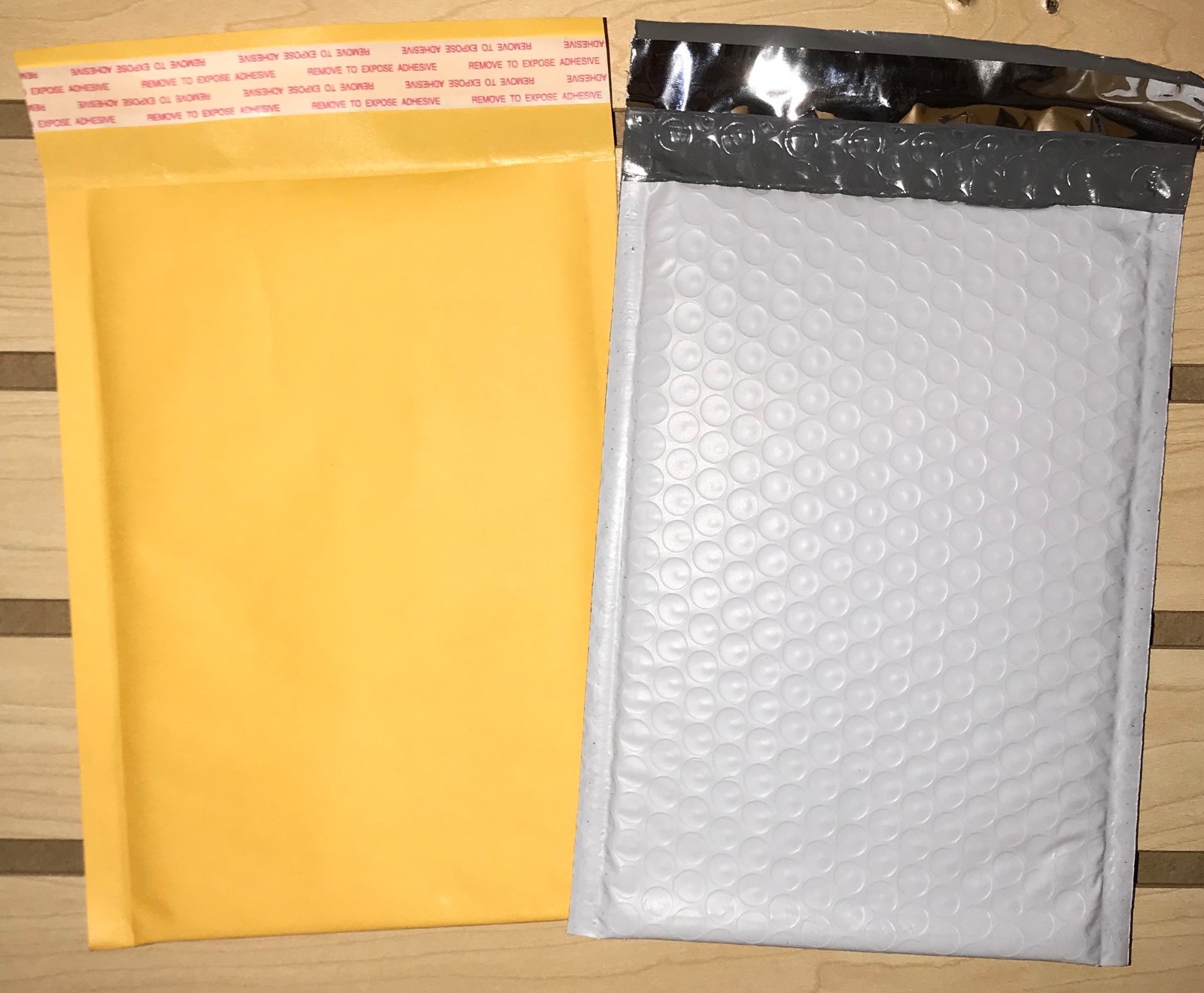 Choose Quantity 1-2000 of Kraft or Tuff Bubble Mailers All Sizes #0 #2 #000 6×10