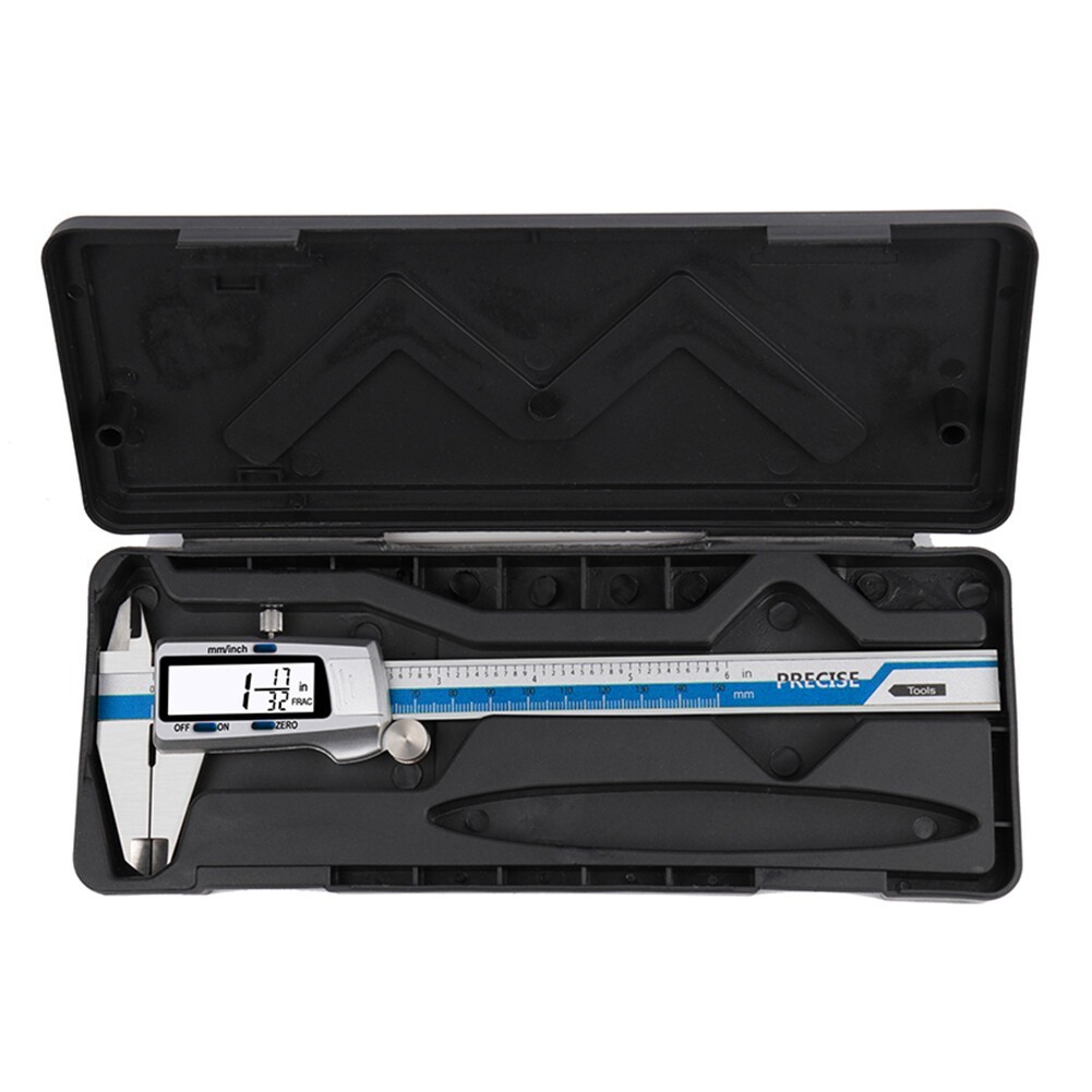 Digital Display Vernier Caliper 150mm Fraction/MM/Inch Caliper Stainless Steel