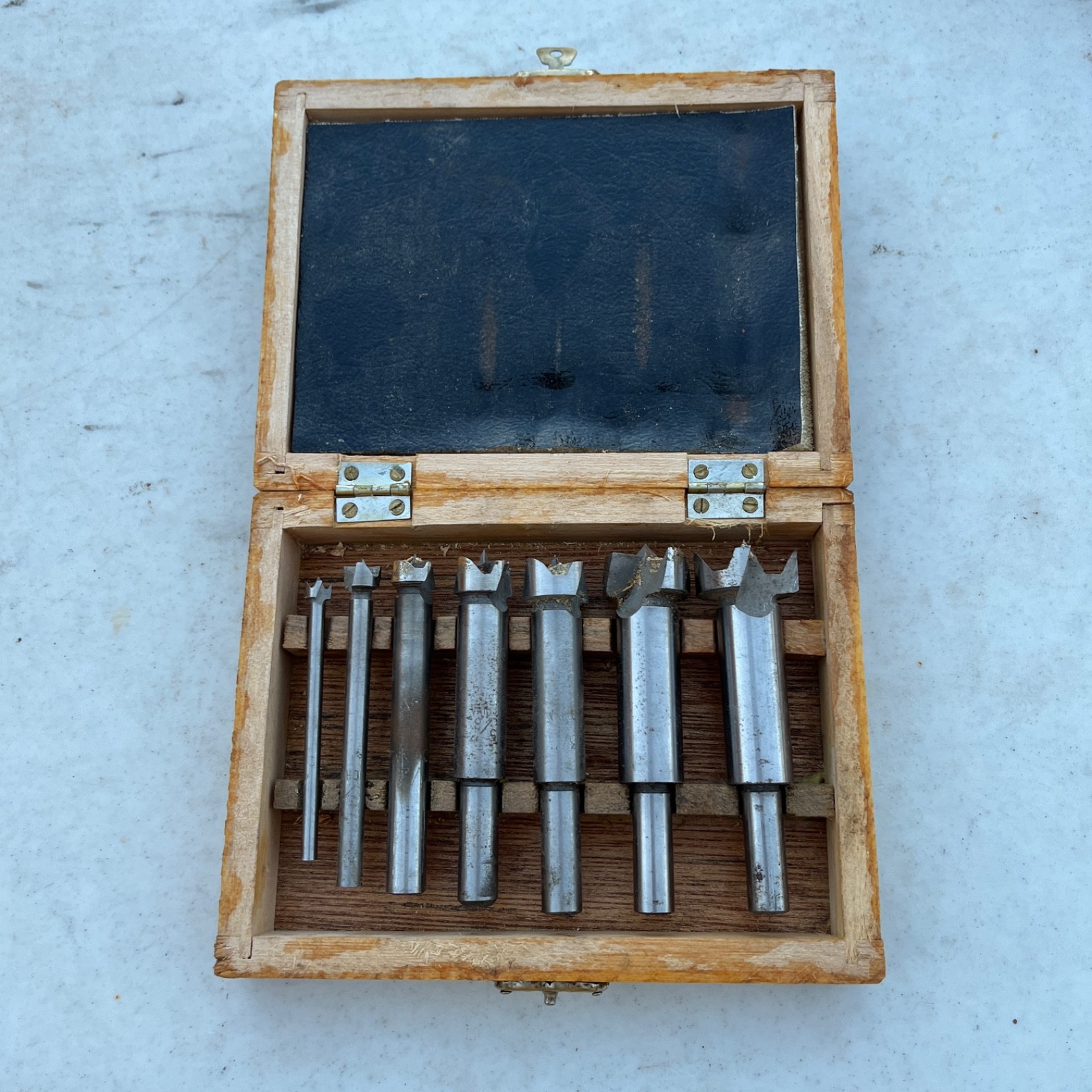Forstner Bit 7-Piece Set – 1/4″ to 1″ Sku P3629