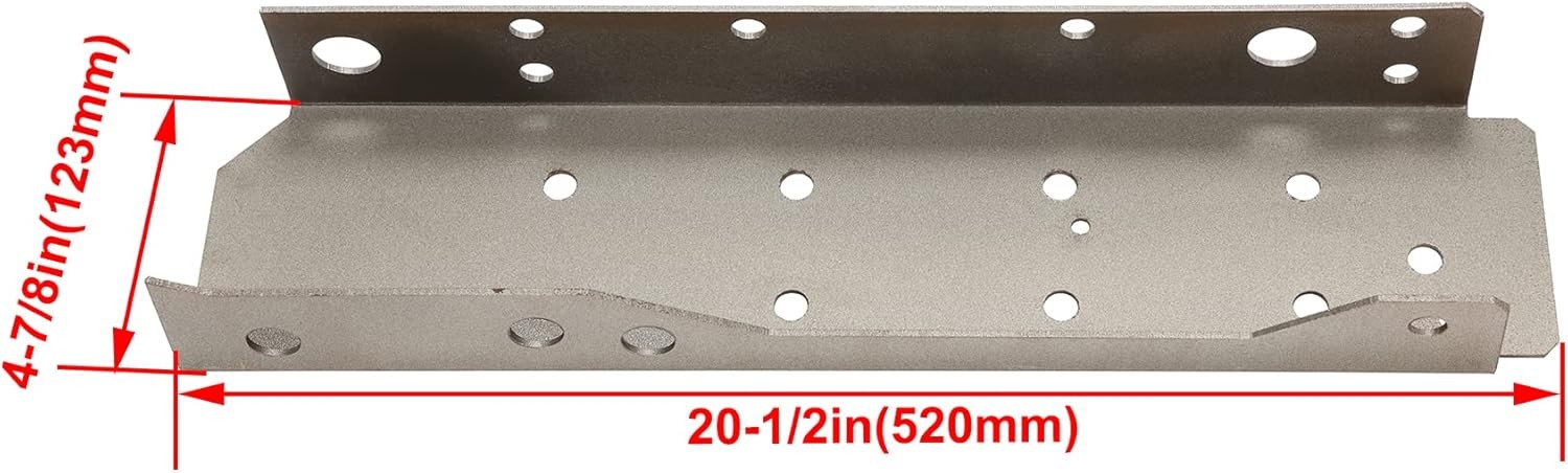 Kojem Rear Frame Repair Channel Compatible with 1993-2004 Ford Ranger Steel Silv
