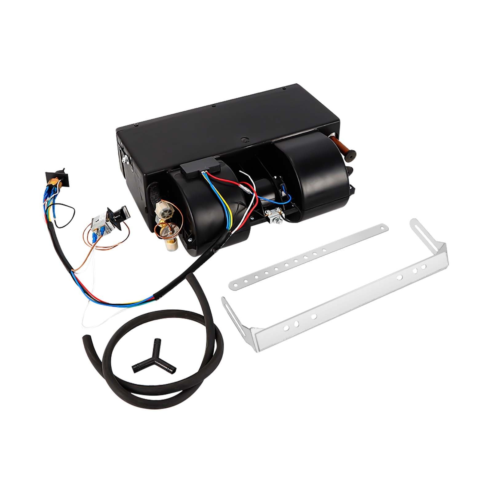 12V Universal Under Dash AC Evaporator Kit 600 CFM 3 Speed for Car Truck