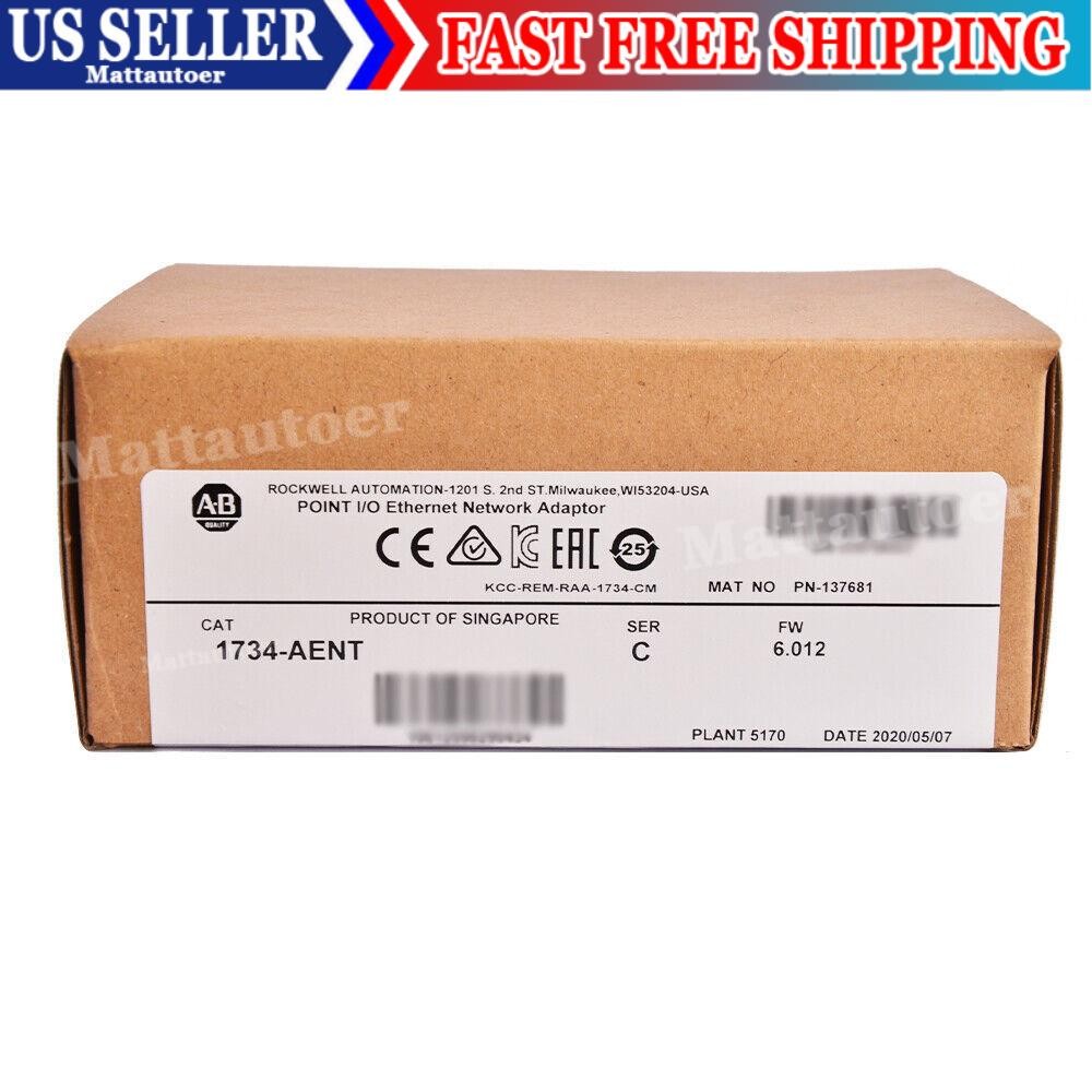 2023 New Sealed Allen-Bradley 1734-AENT SER C POINT I/O Ethernet Network Adaptor