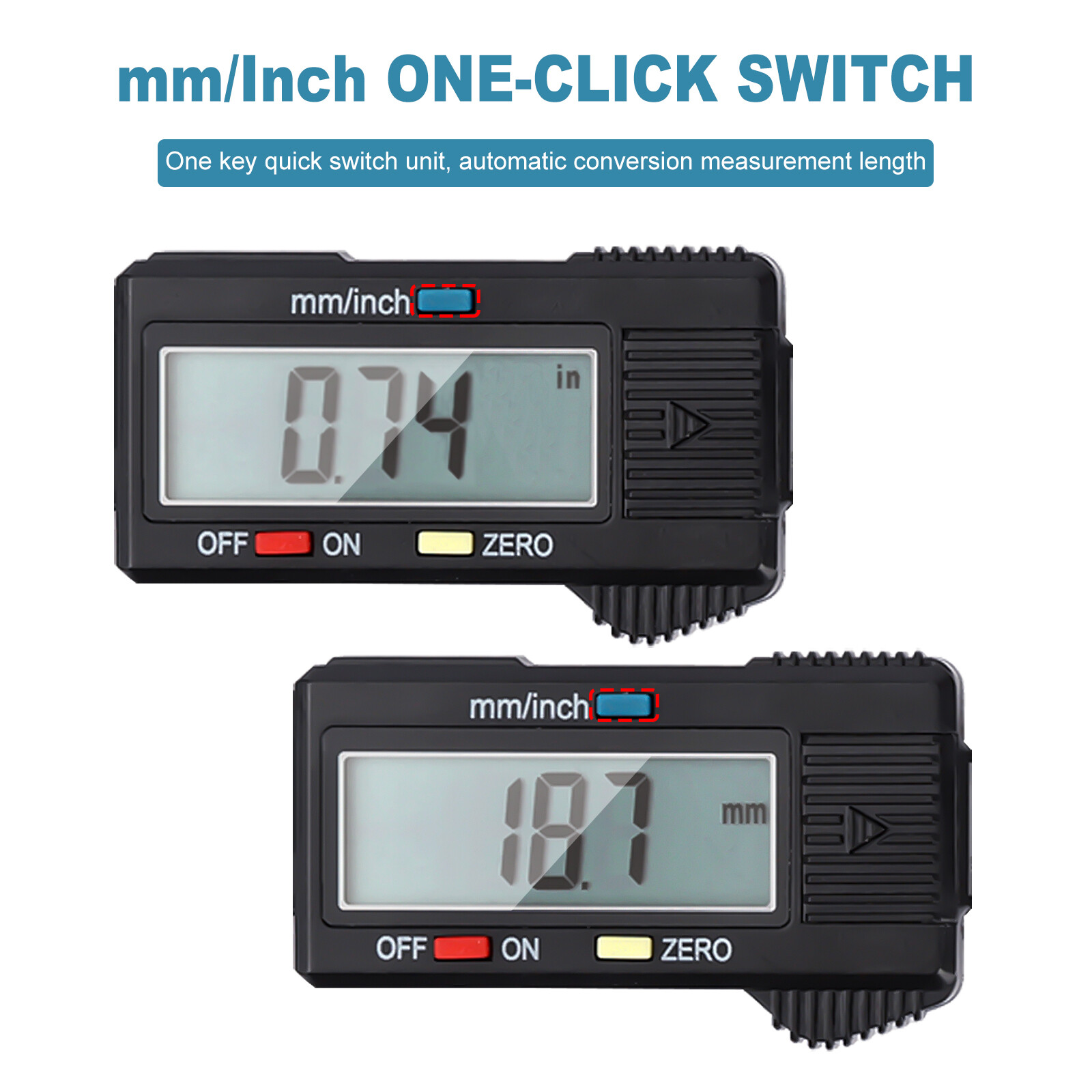 LCD Digital Caliper Vernier Micrometer Electronic Ruler Gauge Meter Measuring US