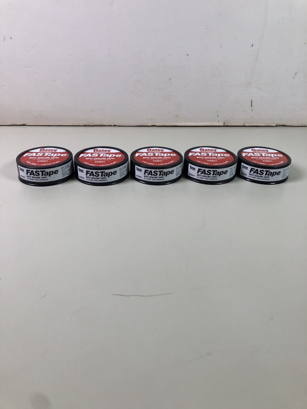 Oatey Fastape 1/2 in. x 260 in. PTFE Thread Seal Tape (5 Pack) New