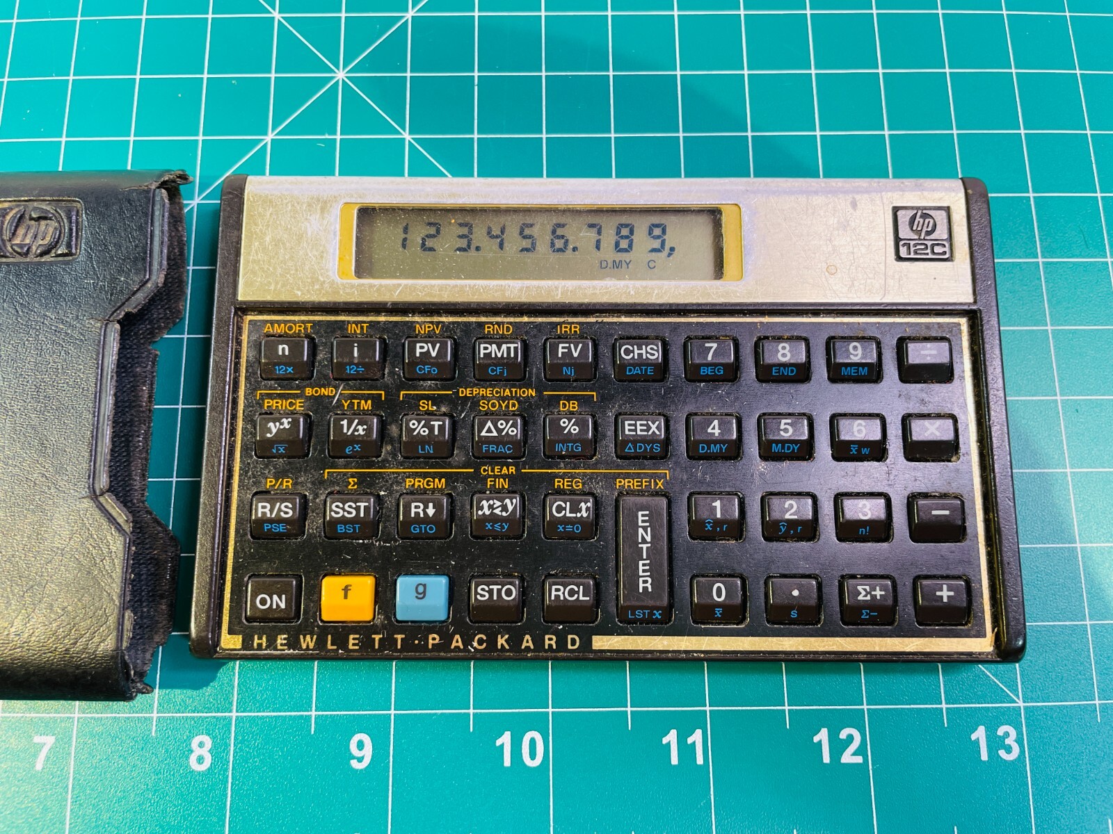 Vintage HP 12C Financial Calculator Original Cover Made in Malaysia Tested