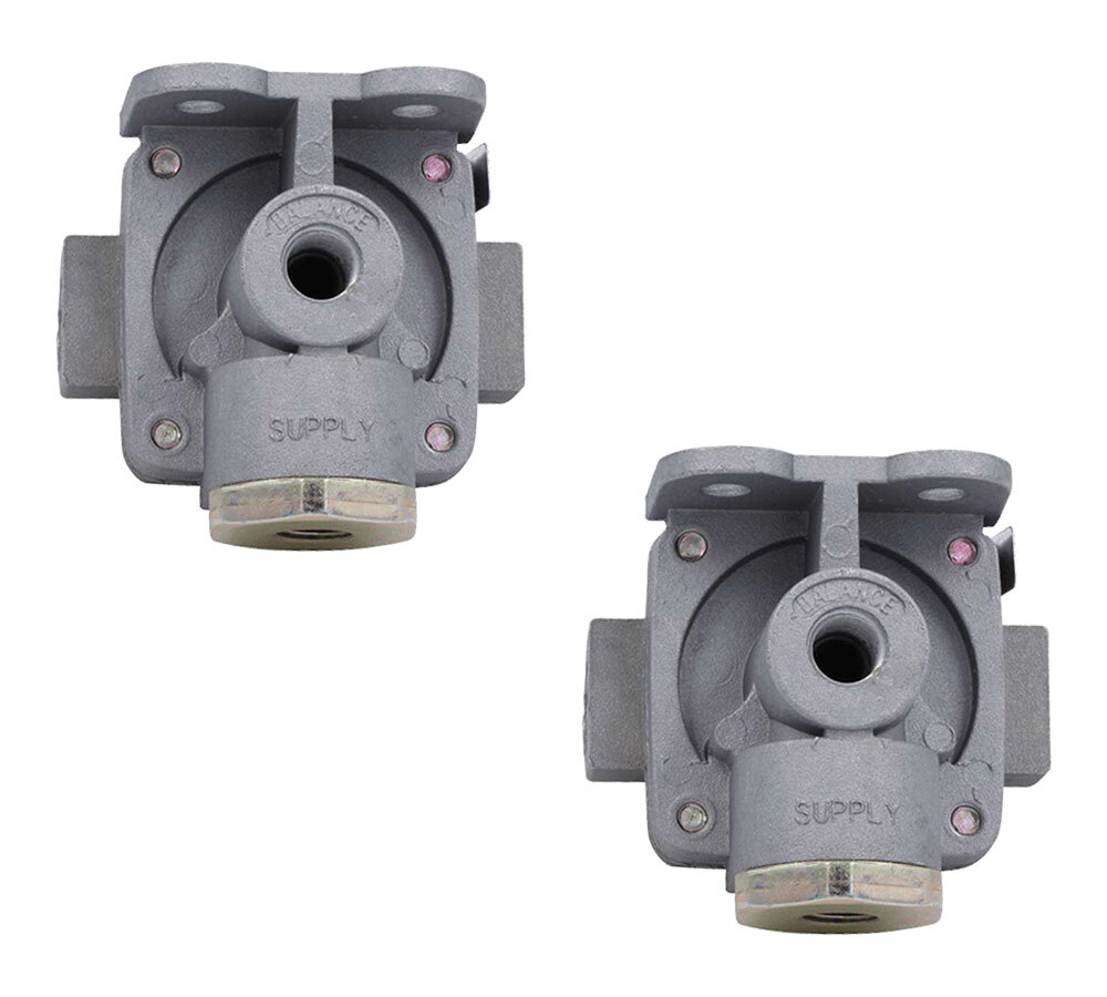 2PK QR-1C Quick Release Valves, 1/4″ NPT Supply Replace 289714, Bendix 109089