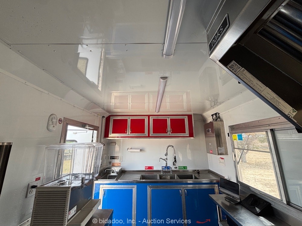 2023 Keystone DNV8.514F90 16′ T/A Commercial Food Concession Trailer bidadoo