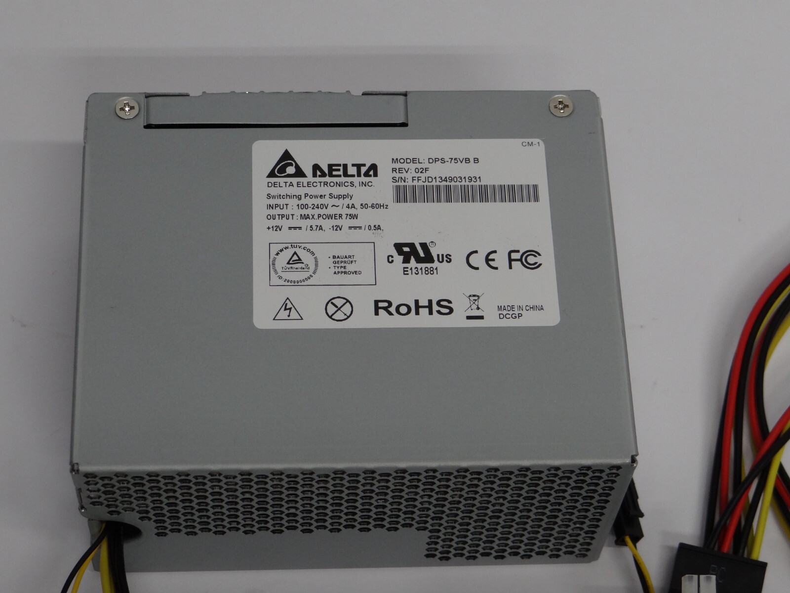 For DELTA DPS-75VB A DPS-75VB B Dahua 4SATA Switching Power Supply 12V 75W