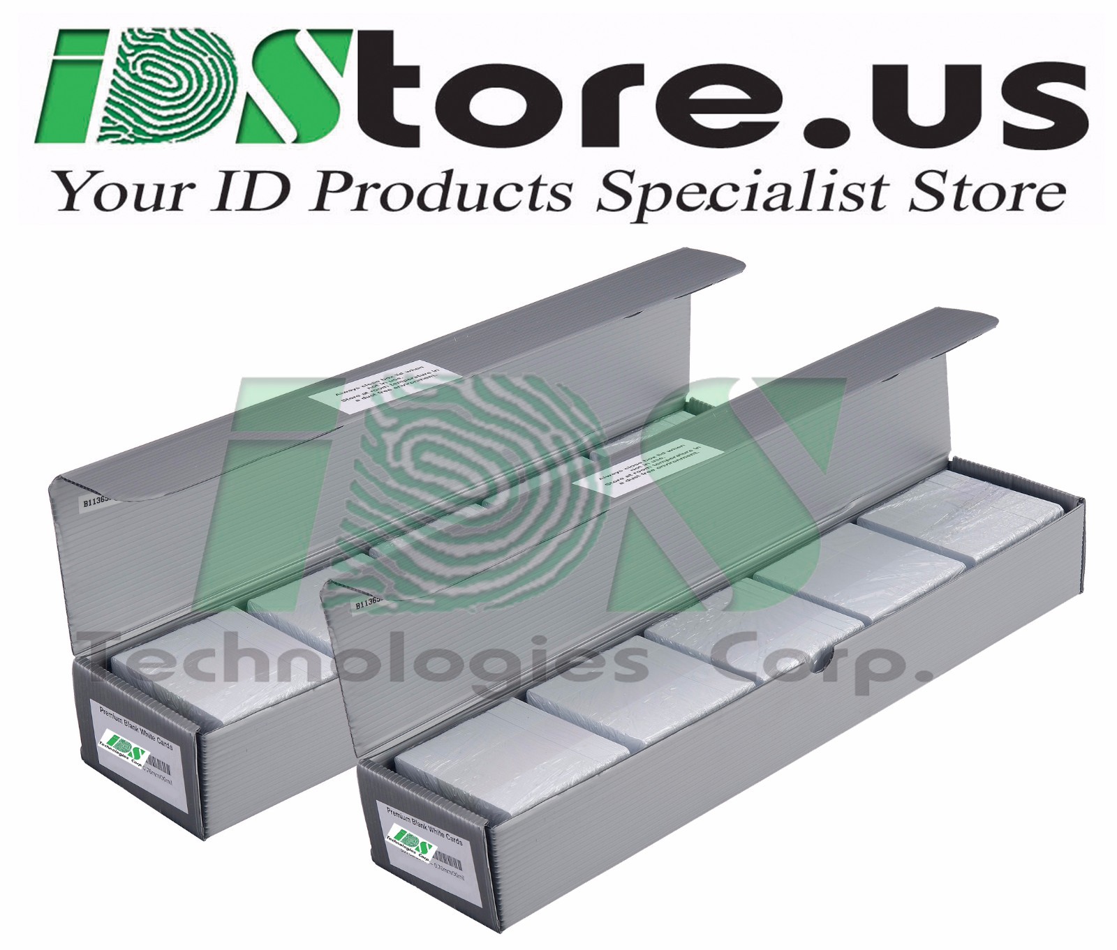 1000 Blank White PVC Cards – CR80, 30 Mil, Credit Card Size, ** Free Shipping **