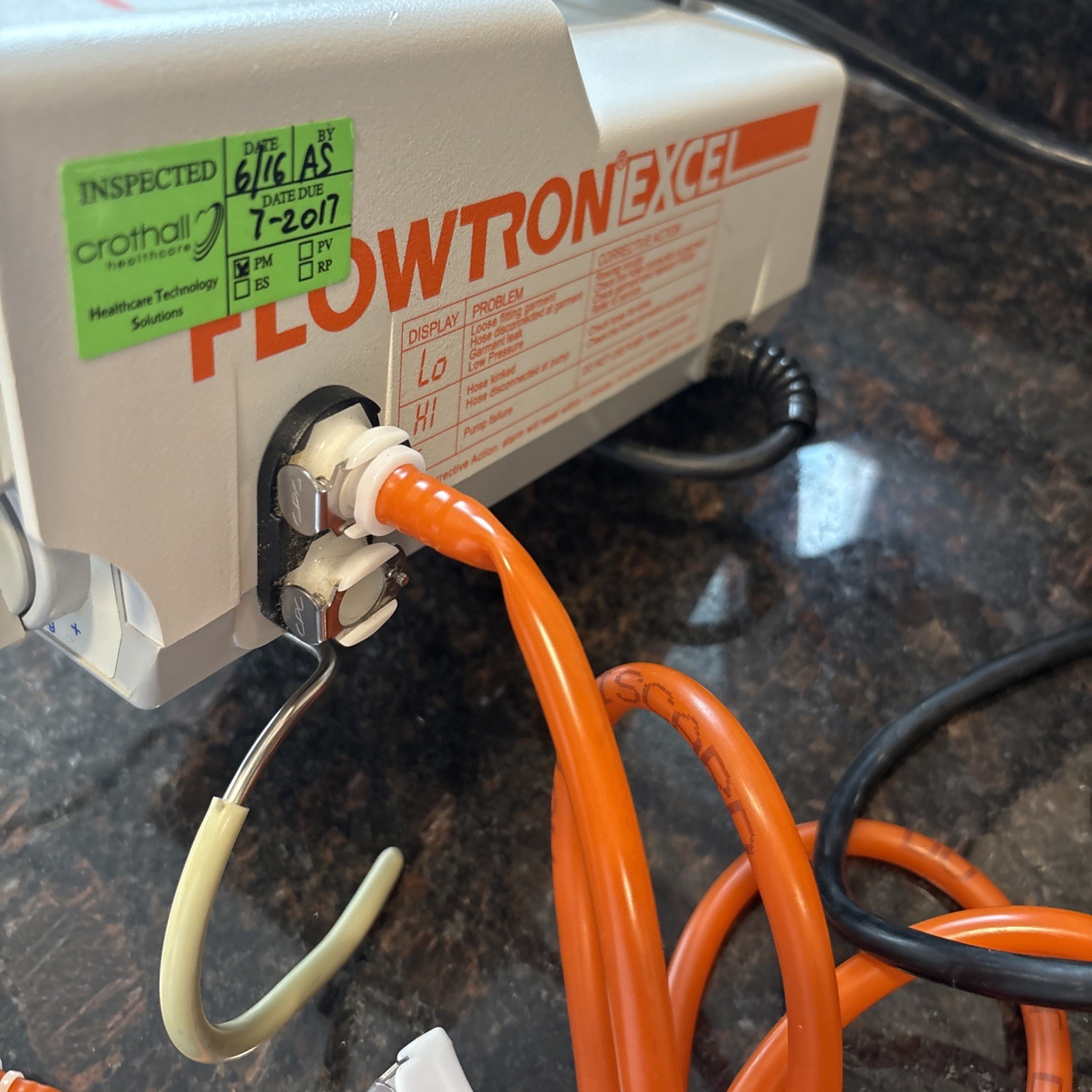 Arjo Huntleigh Flowtron Excel pump Read Description Not Pumping Sold As Is