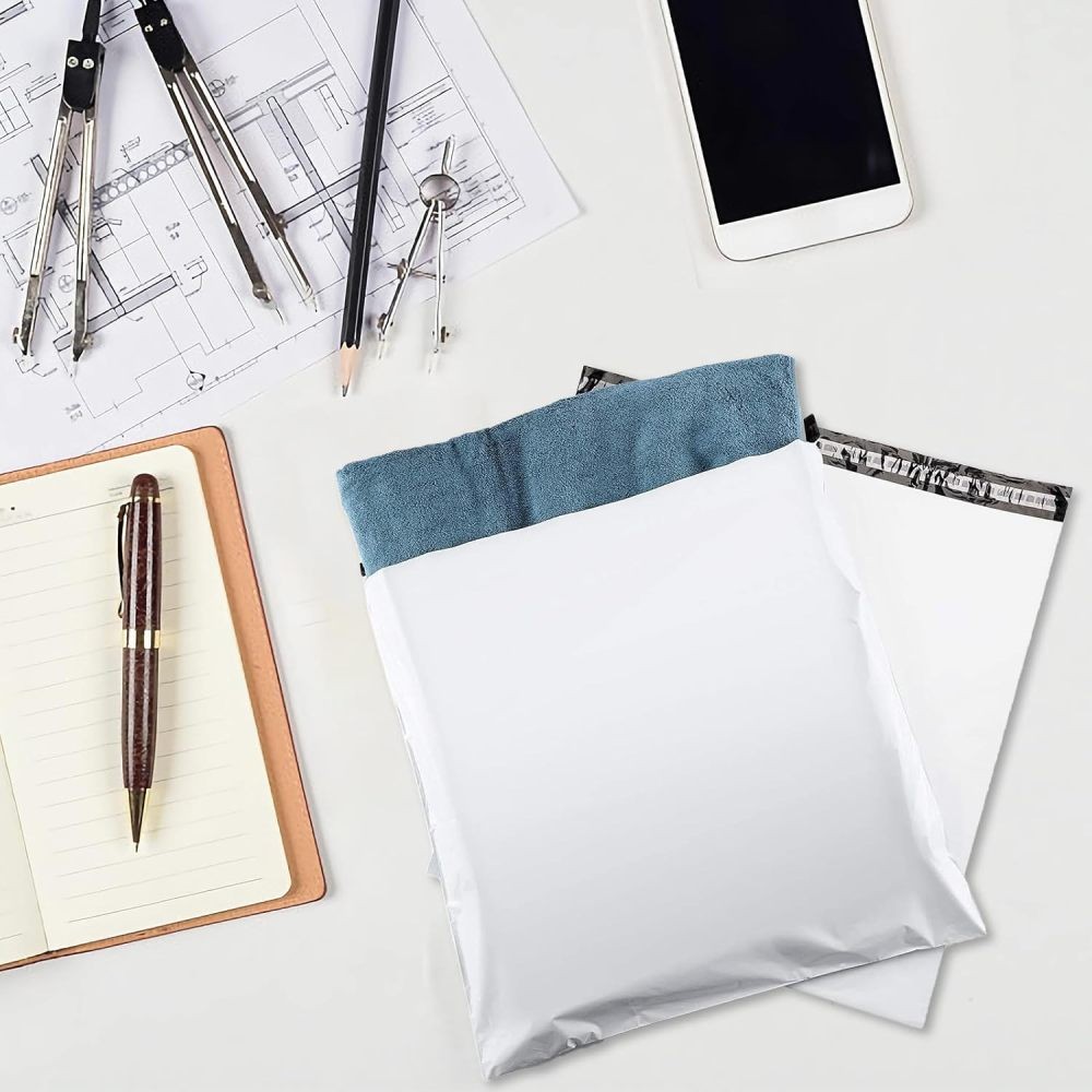 100 Poly Mailers Shipping Bags Waterproof 7×10 9×12 10×13 12×15.5 14.5×19 19×24