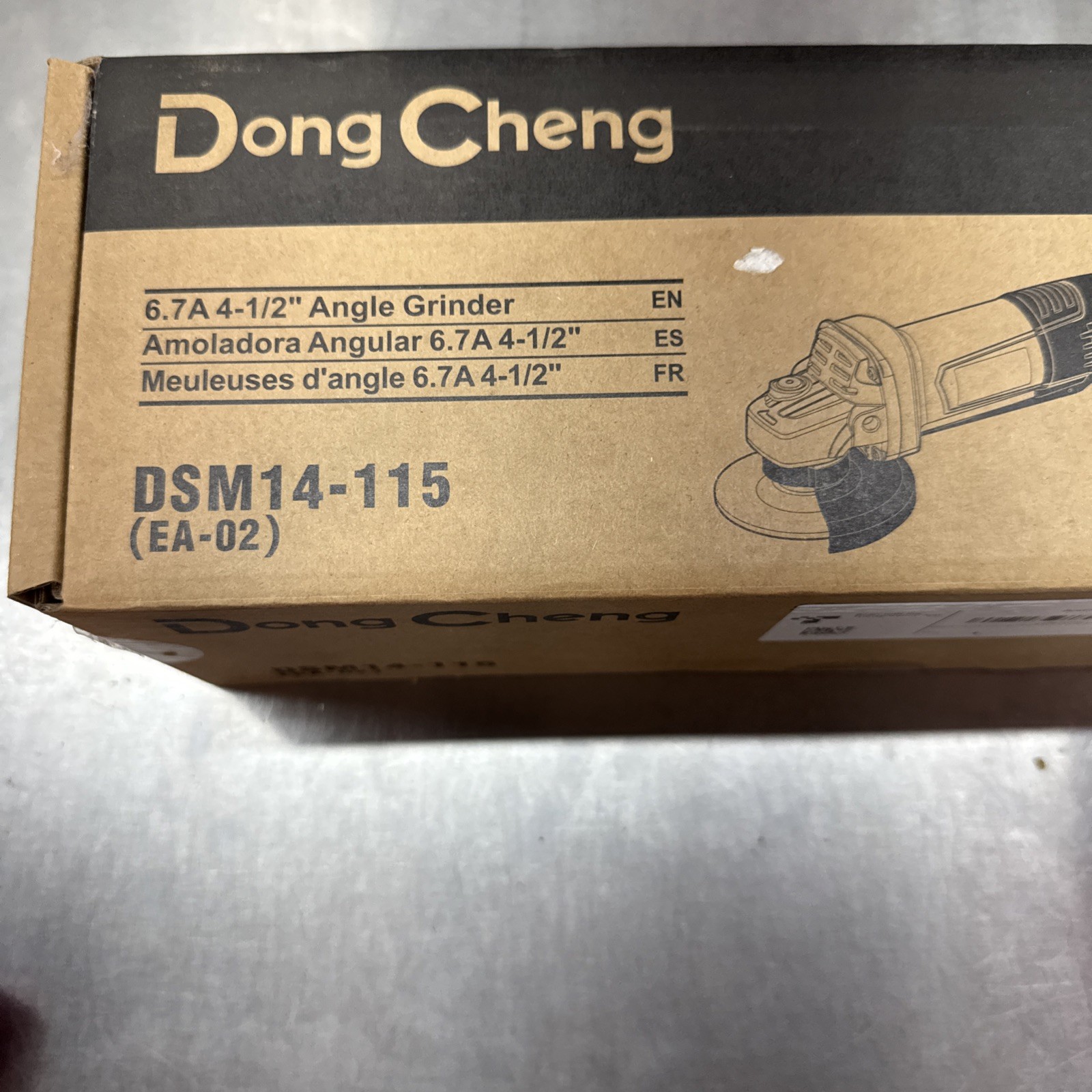 DongCheng Angle Grinder 4-1/2 inch 6.7-Amp Paddle Switch 11800RPM Power Elect…