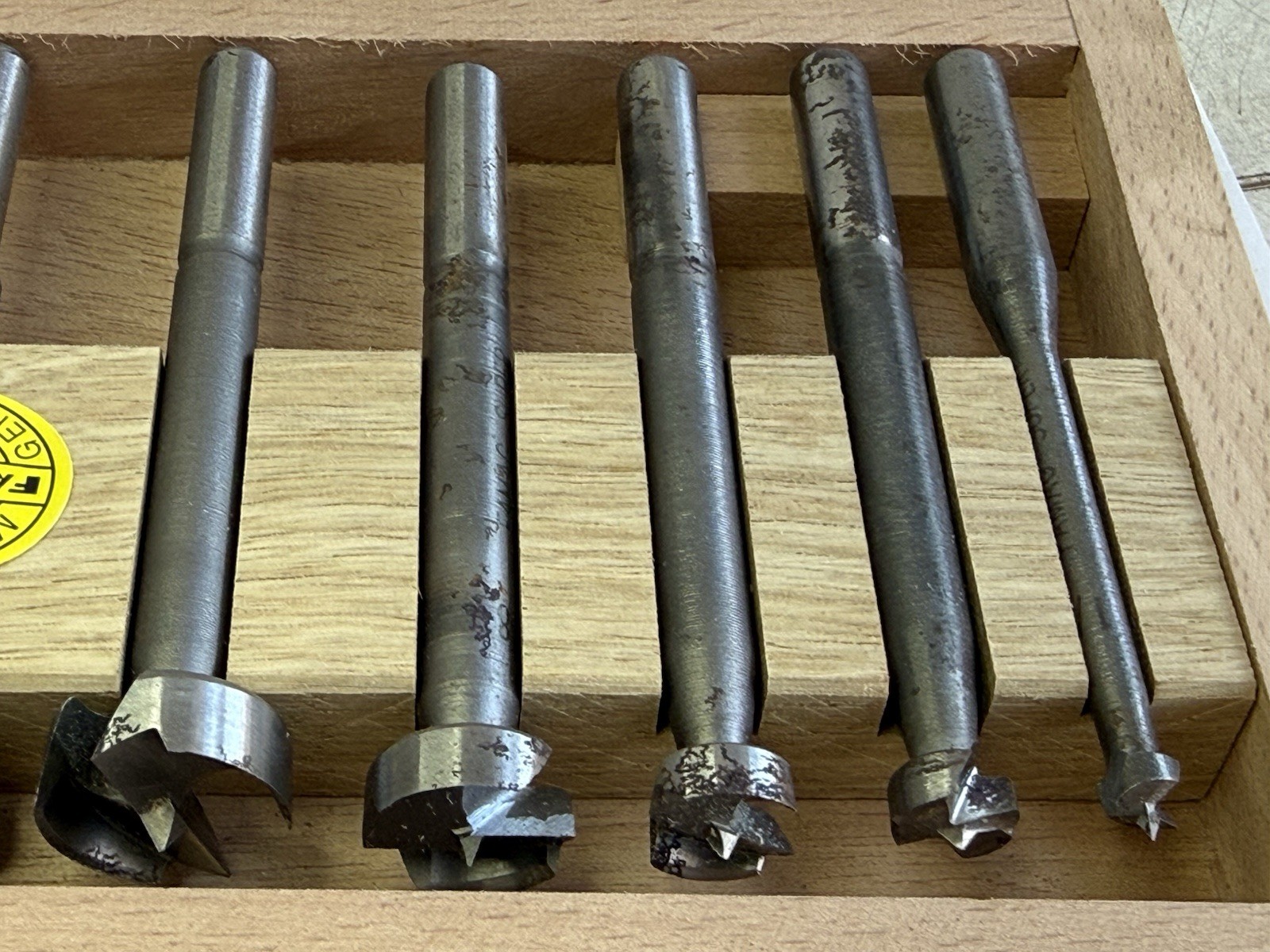 FAMAG SUPER FORSTNER BITS FB61498 Made In Germany Used
