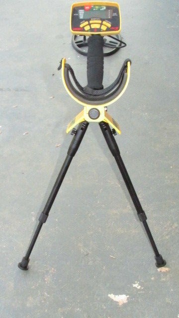 Metal Detector Stand Universal Mounting Folding Legs 12-15″ Fits 5/8″ to 1 1/8″