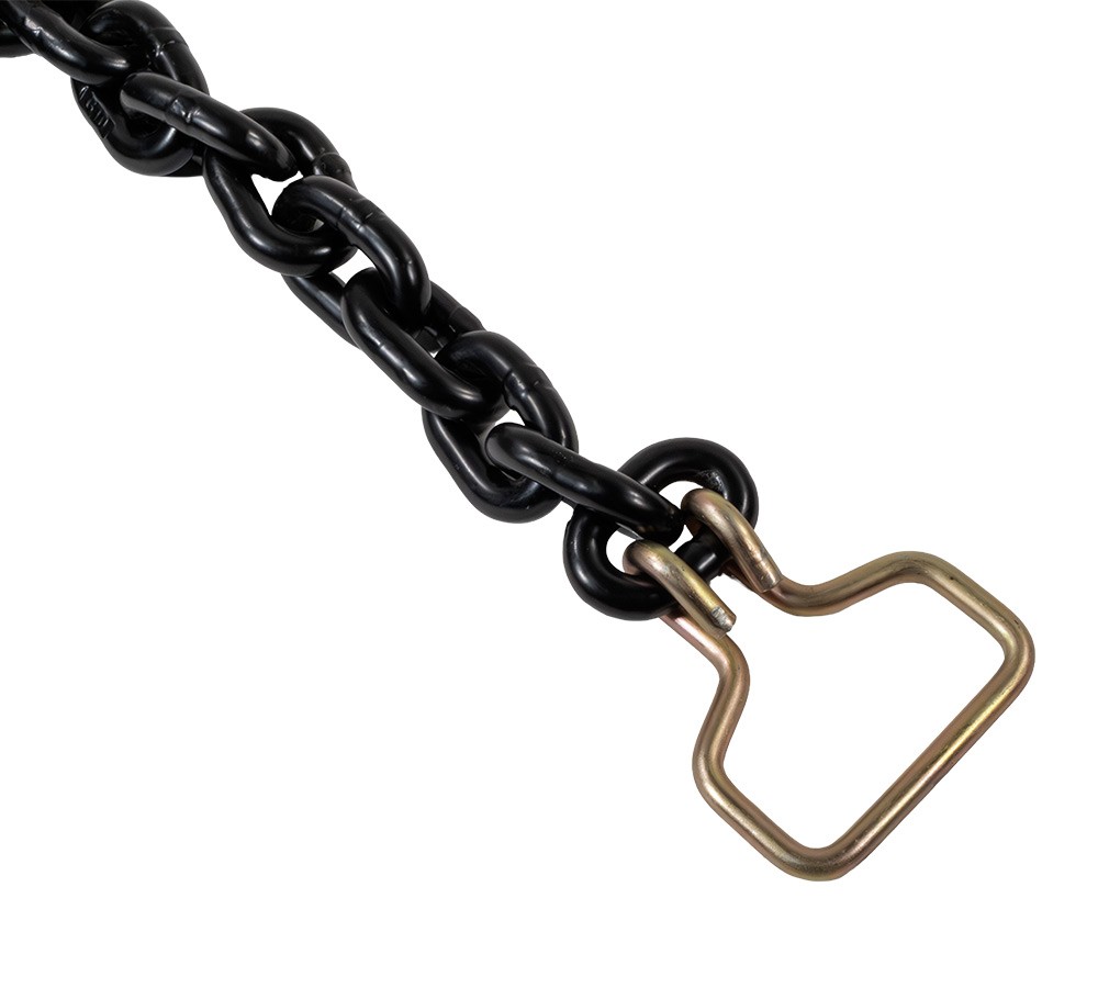 2 PK EZ Ratchet Chain Load Binder with 5/16″ Grab & 3/8″ Slip Hook, 5400 lbs WLL